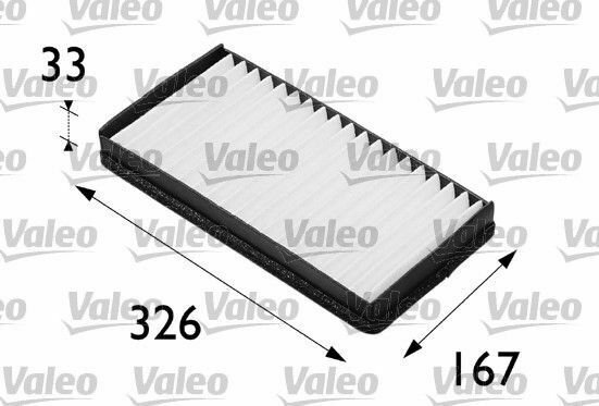 VALEO 698203 Filter, interior air for PEUGEOT, PORSCHE