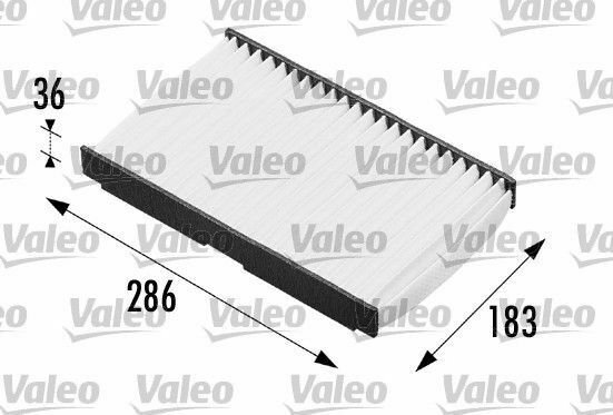VALEO 698664 Filter, interior air for CITRO&Atilde;�N, DS, PEUGEOT