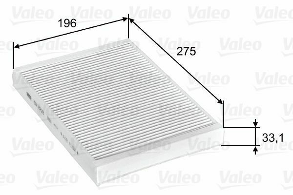 VALEO 715597 Filter, interior air for LAND ROVER, VOLVO