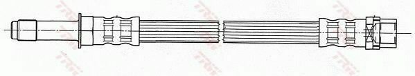 TRW PHB478 Brake Hose for MERCEDES-BENZ, VW