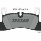 TEXTAR 2472102 Brake Pad Set, disc brake for PORSCHE