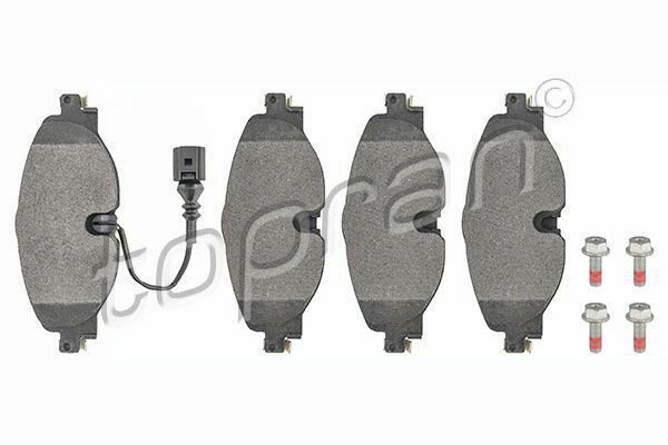 TOPRAN 115810 Brake Pad Set, disc brake for AUDI, SEAT, SKODA, VW