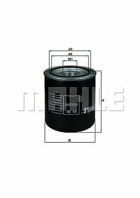 MAHLE AL24 Air Dryer Cartridge, compressed-air system for MERCEDES-BENZ, VOLVO