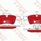 TRW GDB1643DTE Brake Pad Set, disc brake for MERCEDES-BENZ