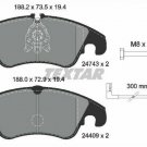 TEXTAR 2474301 Brake Pad Set, disc brake for AUDI