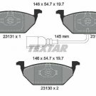 TEXTAR 2313101 Brake Pad Set, disc brake for AUDI, SEAT, SKODA, VW