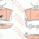 TRW GDB1475 Brake Pad Set, disc brake for SEAT, SKODA, VW