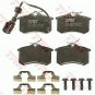 TRW GDB1475 Brake Pad Set, disc brake for SEAT, SKODA, VW