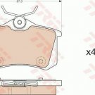TRW GDB1973 Brake Pad Set, disc brake for CITROËN, DS, PEUGEOT