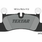 TEXTAR 2472101 Brake Pad Set, disc brake for PORSCHE, VW
