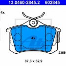 ATE 13.0460-2845.2 Brake Pad Set, disc brake for RENAULT