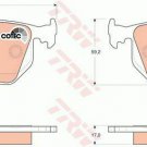 TRW GDB1530 Brake Pad Set, disc brake for BMW