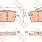 TRW GDB1957 Brake Pad Set, disc brake for AUDI, SEAT, SKODA, VW
