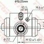 TRW BWD113A Wheel Brake Cylinder for AUDI, SEAT, SKODA, VW