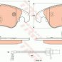 TRW GDB1908 Brake Pad Set, disc brake for AUDI