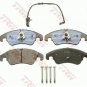 TRW GDB1908 Brake Pad Set, disc brake for AUDI