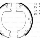 BOSCH 0986487751 Brake Shoe Set, parking brake for MERCEDES-BENZ, VW