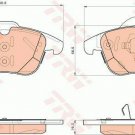 TRW GDB1925 Brake Pad Set, disc brake for LAND ROVER