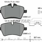 TEXTAR 2398401 Brake Pad Set, disc brake for MINI