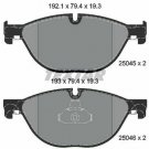 TEXTAR 2504501 Brake Pad Set, disc brake for ALPINA, BMW