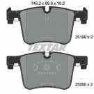 TEXTAR 2519901 Brake Pad Set, disc brake for BMW