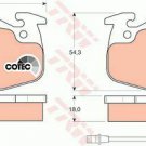 TRW GDB327 Brake Pad Set, disc brake for CITROËN, PEUGEOT, RENAULT