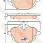 TRW GDB1840 Brake Pad Set, disc brake for BMW