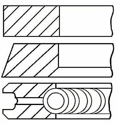 GOETZE 08-432300-10 Piston Ring Kit for AUDI, SEAT, SKODA, VW