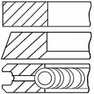 GOETZE 08-432300-10 Piston Ring Kit for AUDI, SEAT, SKODA, VW
