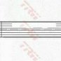 TRW PHB601 Brake Hose for AUDI