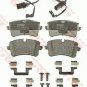 TRW GDB1867 Brake Pad Set, disc brake for AUDI