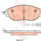 TRW GDB1918 Brake Pad Set, disc brake for SEAT, SKODA, VW