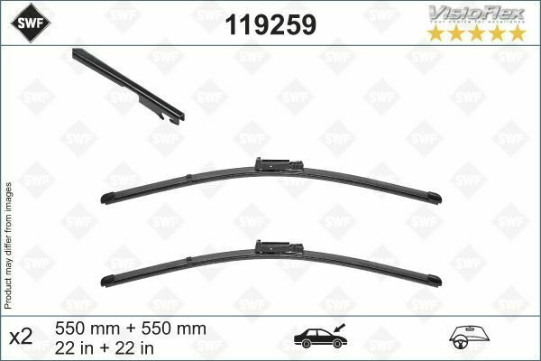 SWF 119259 Wiper Blade for AUDI