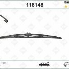 SWF 116148 Wiper Blade for ABARTH, BMW, CHEVROLET, CHRYSLER, CITROËN, DACIA, DAE