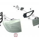 BMW 63212990112 Tail Light Lamp in the side panel, Right, X1 E84, OE (Genuine) (