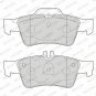 FERODO FDB1526 Brake Pad Set, disc brake for MERCEDES-BENZ