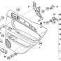 BMW 51428262814 Interior Door Handle Trim Cover, Right, X Series, OE (Genuine) (