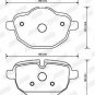 JURID 573352JC Brake Pad Set, disc brake for BMW