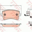 TRW GDB2107 Brake Pad Set, disc brake for AUDI
