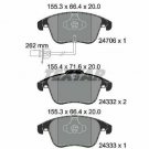 TEXTAR 2470601 Brake Pad Set, disc brake for AUDI