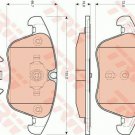TRW GDB1705 Brake Pad Set, disc brake for JAGUAR
