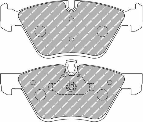 FERODO FDS1773 Brake Pad Set, disc brake for BMW