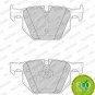 FERODO FDB1748 Brake Pad Set, disc brake for BMW