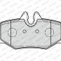 FERODO FVR1494 Brake Pad Set, disc brake for MERCEDES-BENZ