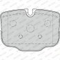 FERODO FDB4381 Brake Pad Set, disc brake for BMW