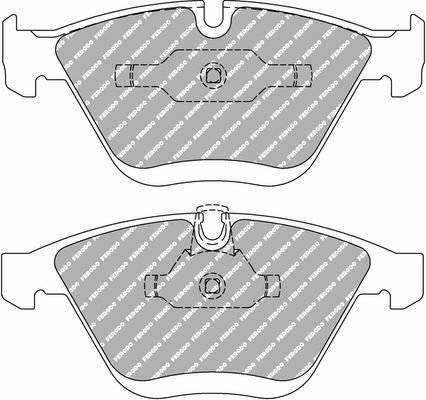 FERODO FDS1628 Brake Pad Set, disc brake for BMW