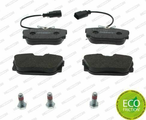 FERODO FDB1482 Brake Pad Set, disc brake for FORD, SEAT, VW