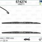 VALEO 574274 Wiper Blade for AUDI