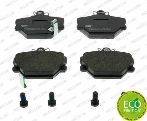 FERODO FDB1162 Brake Pad Set, disc brake for SMART