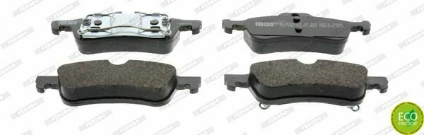 FERODO FDB1676 Brake Pad Set, disc brake for MINI